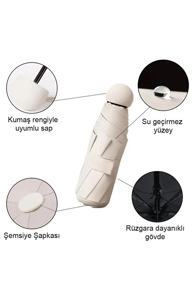 Mini Kapsül Şemsiye