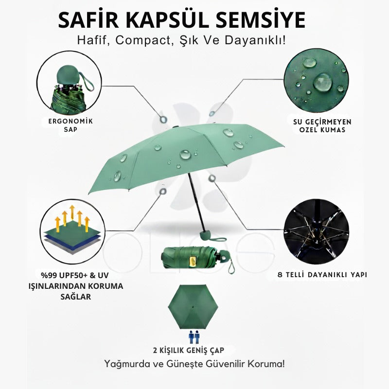 Mini Kapsül Şemsiye